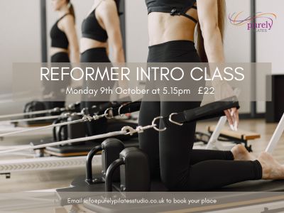 Group Reformer Class Monday 9th October at 5.15pm