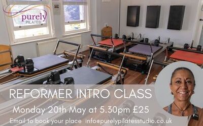 Group Reformer Class Monday 20th May at 5.30pm