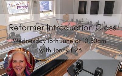 Reformer Introduction Class   Wednesday 18th June at 10.30am with Jenny £23
