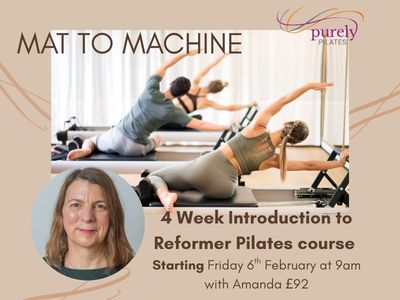 New 4 week Reformer Intro for Complete Beginners starting Friday 6th February at 9am