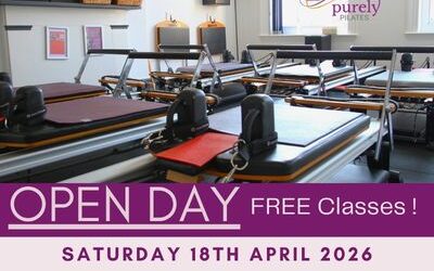 Open Day Saturday 18th April 9am-1pm Free Classes
