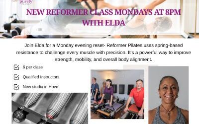 New Reformer class with Elda on Monday’s at 8pm !!